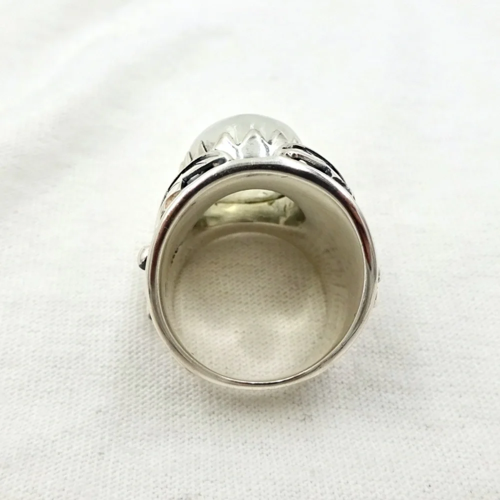 ARYA STERLING SILVER RING Angel Aura Opal Quartz